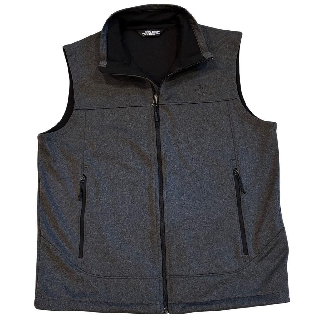 North Face Canyonwall Vest Jacket Mens Size Medium Gray Apex WindWall Softshell